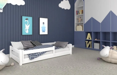Einzelbett, Kinderbett MINI mit Bettgitter