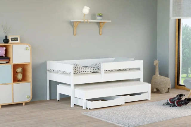 Ausziehbett, Kinderbett, Doppelbett Junior, Sofortlieferung - Kubuk Moebel