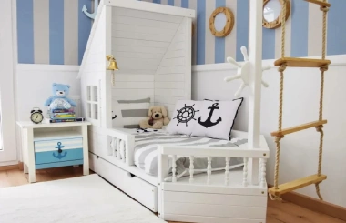 Kinderbett, Spielbett, Schiffbett Kapitän Hook