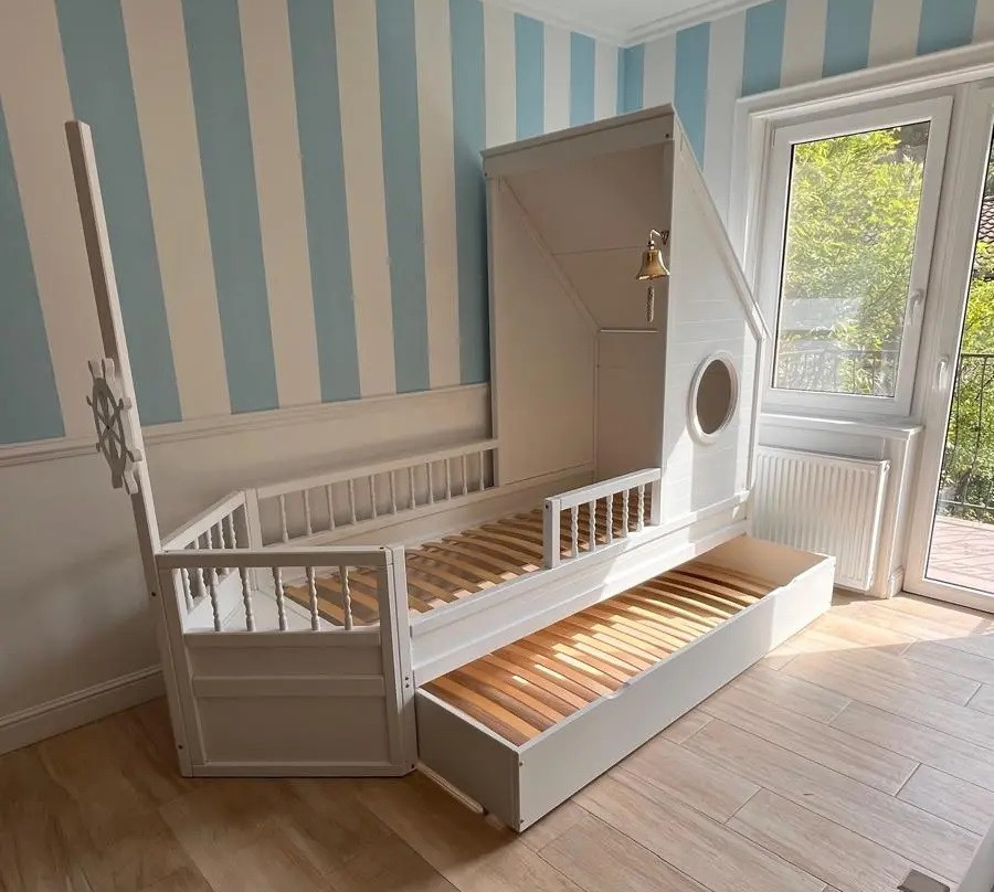 Kinderbett, Spielbett, Schiffbett Kapitän Hook - Kubuk Moebel