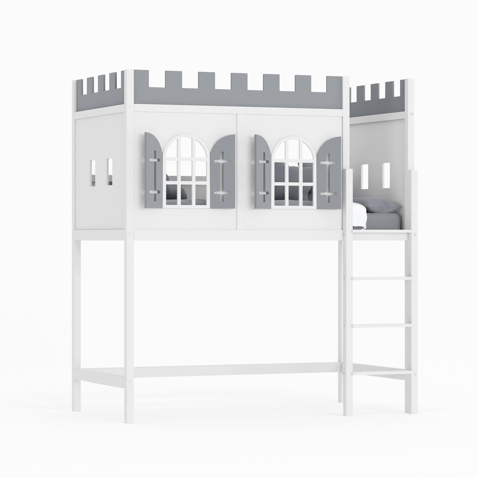 Hochbett, Spielbett RITTER ROST - Kubuk Moebel