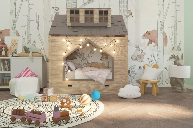 Hausbett, Spielbett COCO - Kubuk Moebel
