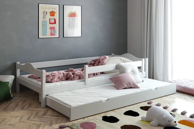 Ausziehbett, Kinderbett, Doppelbett ANDY - Kubuk Moebel