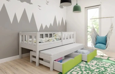 Ausziehbett, Kinderbett, Doppelbett MARKUS