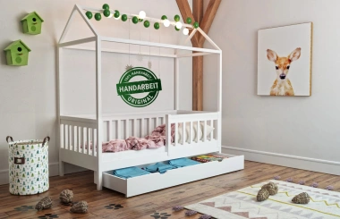 Einzelbett, Kinderbett DOMEL mit Schublade