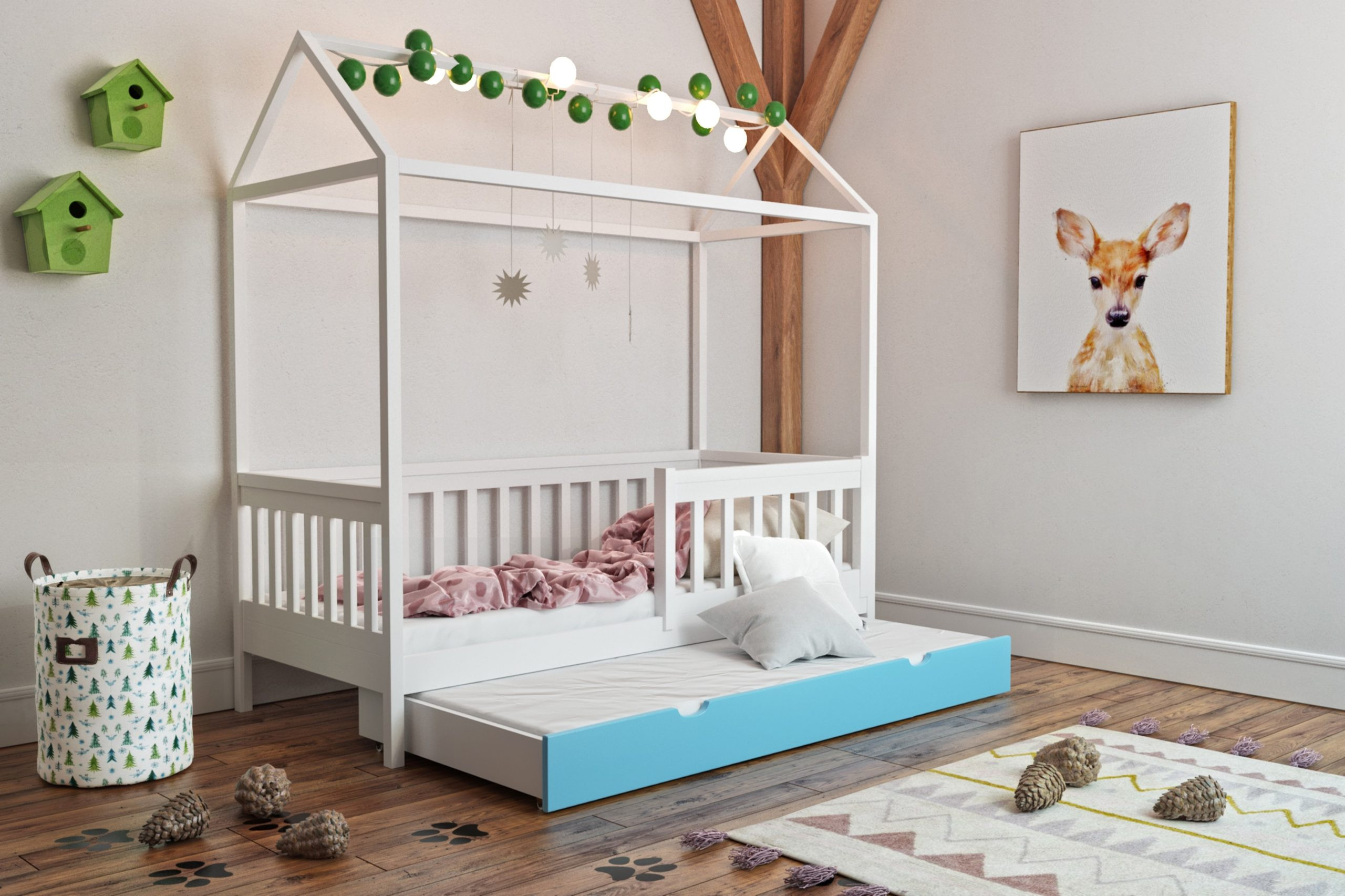 Ausziehbett, Kinderbett, Doppelbett DOMEL - Kubuk Moebel