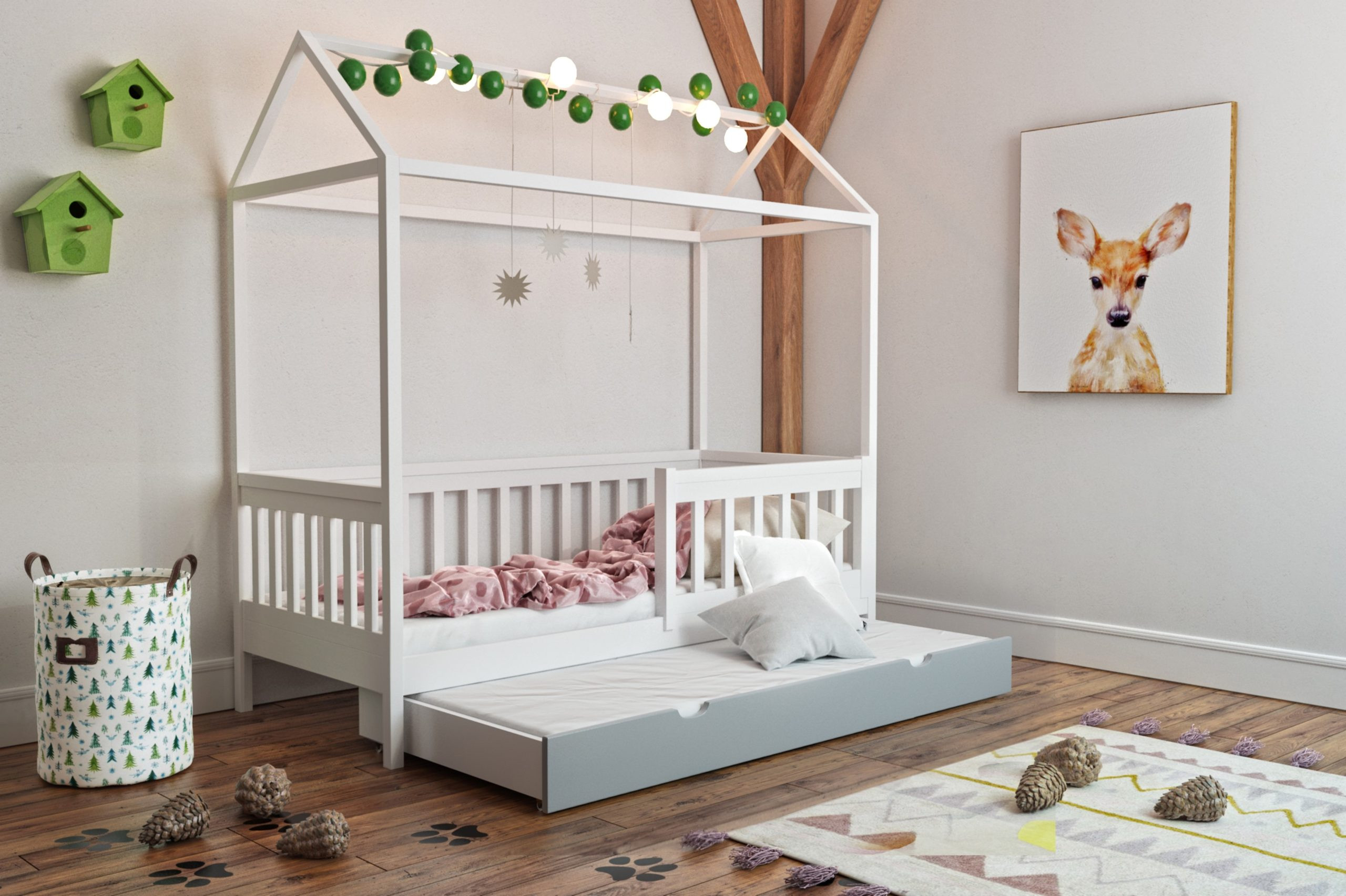 Ausziehbett, Kinderbett, Doppelbett DOMEL - Kubuk Moebel
