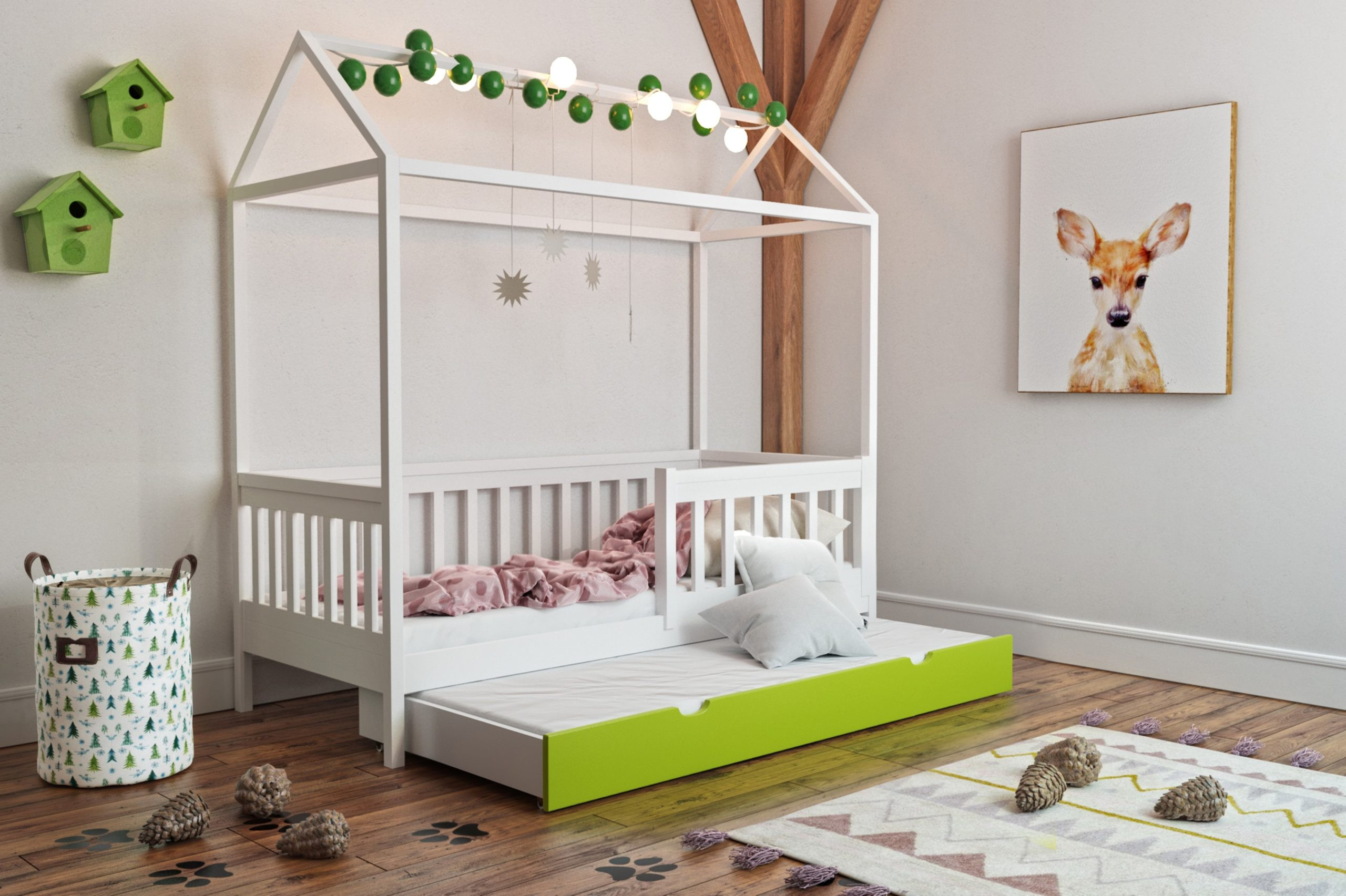 Ausziehbett, Kinderbett, Doppelbett DOMEL - Kubuk Moebel