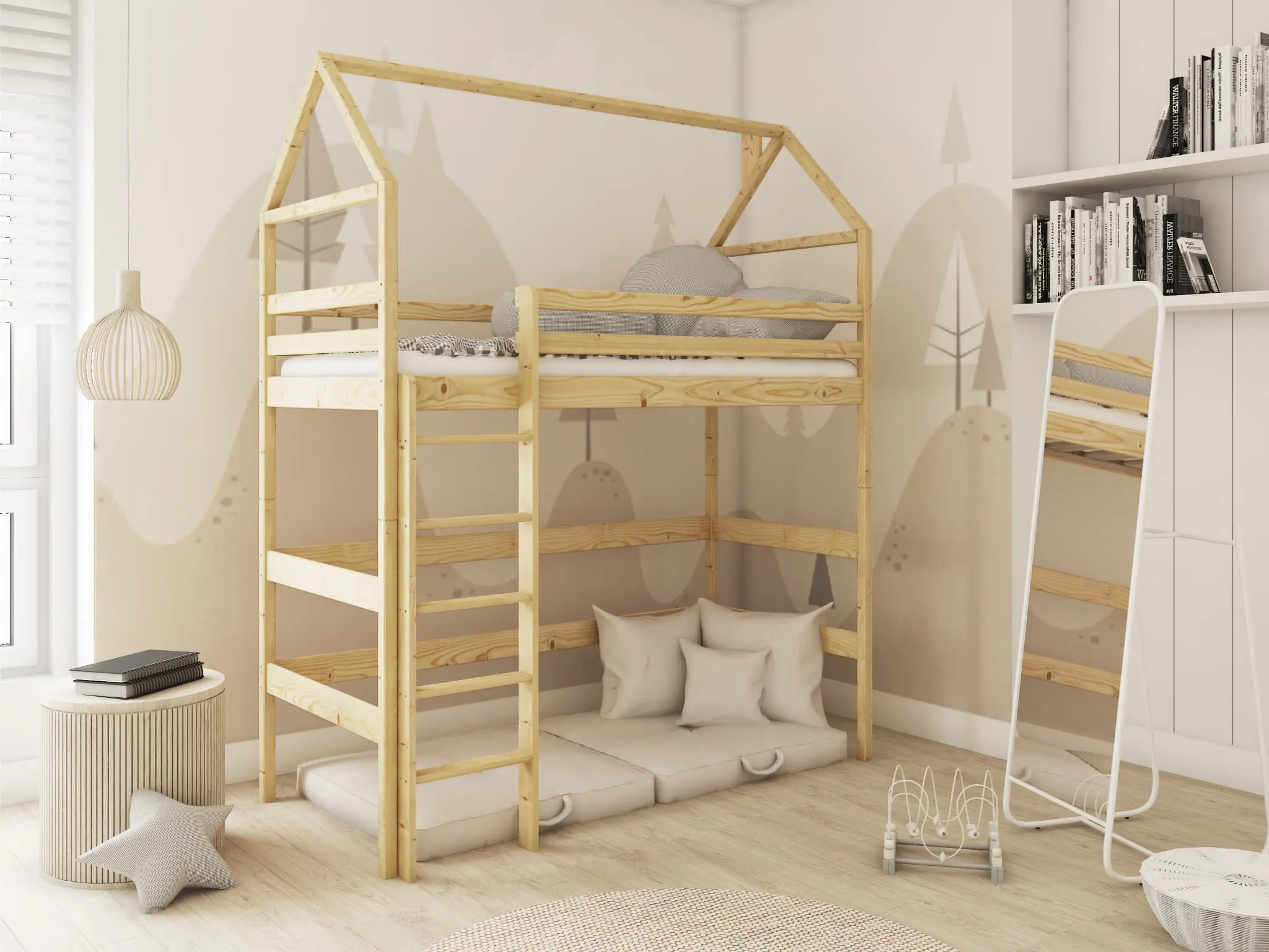 Kinderbett, Hausbett GLORIA - Kubuk Moebel