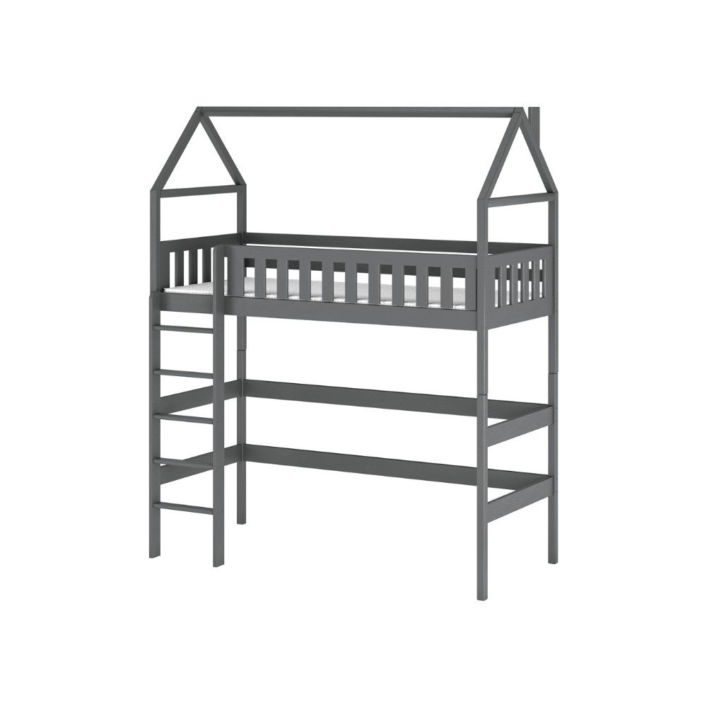 Hochbett, Kinderbett, Hausbett OTI - Kubuk Moebel
