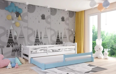 Ausziehbett, Kinderbett, Doppelbett DUOMI