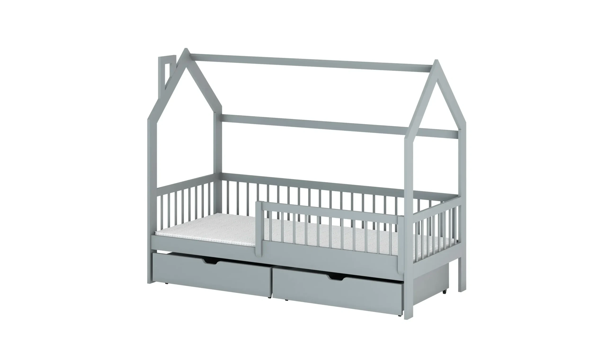 Hausbett, Kinderbett, Einzelbett OSKAR - Kubuk Moebel