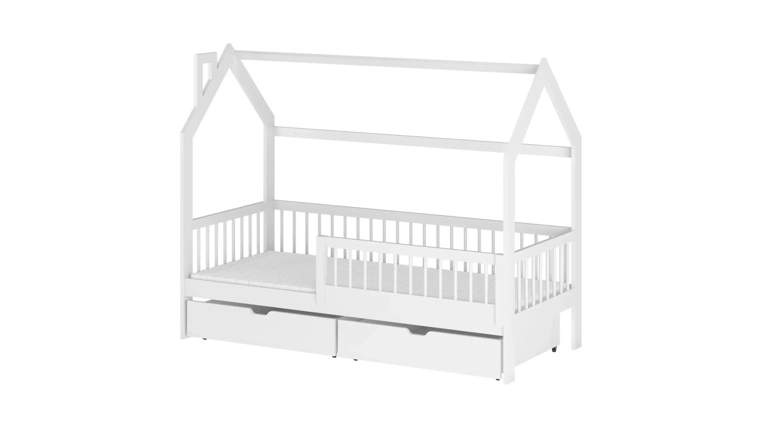 Hausbett, Kinderbett, Einzelbett OSKAR - Kubuk Moebel