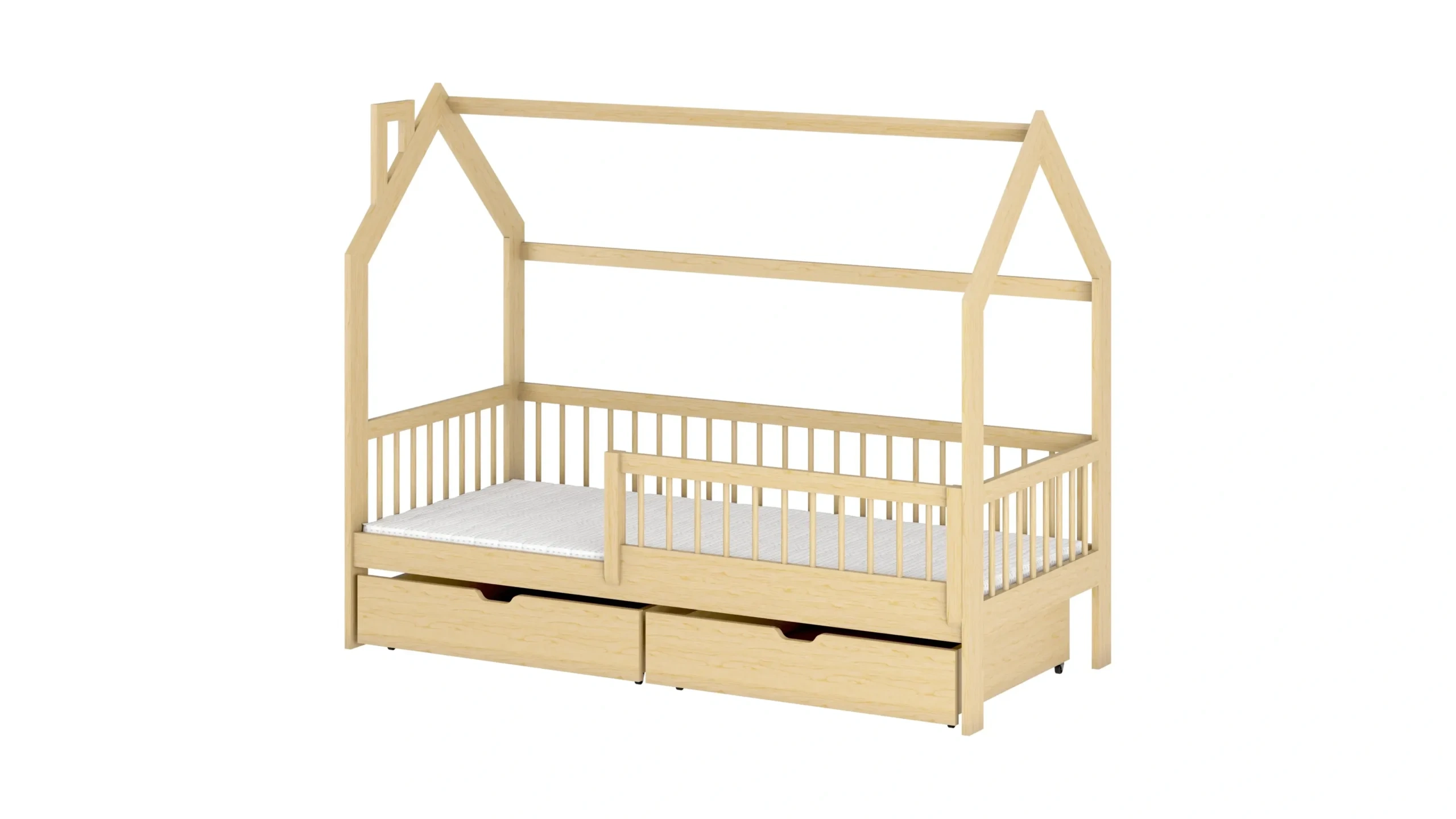 Hausbett, Kinderbett, Einzelbett OSKAR - Kubuk Moebel