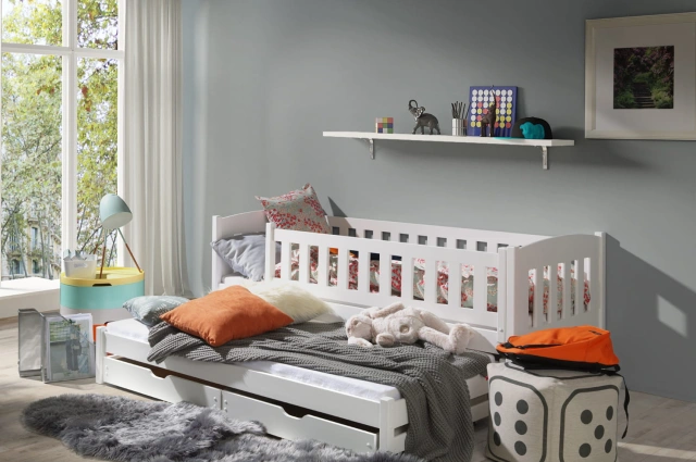 Ausziehbett, Kinderbett, Doppelbett AMELA - Kubuk Moebel