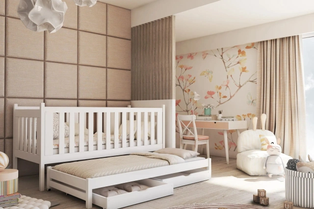 Ausziehbett, Kinderbett, Doppelbett KAYA - Kubuk Moebel
