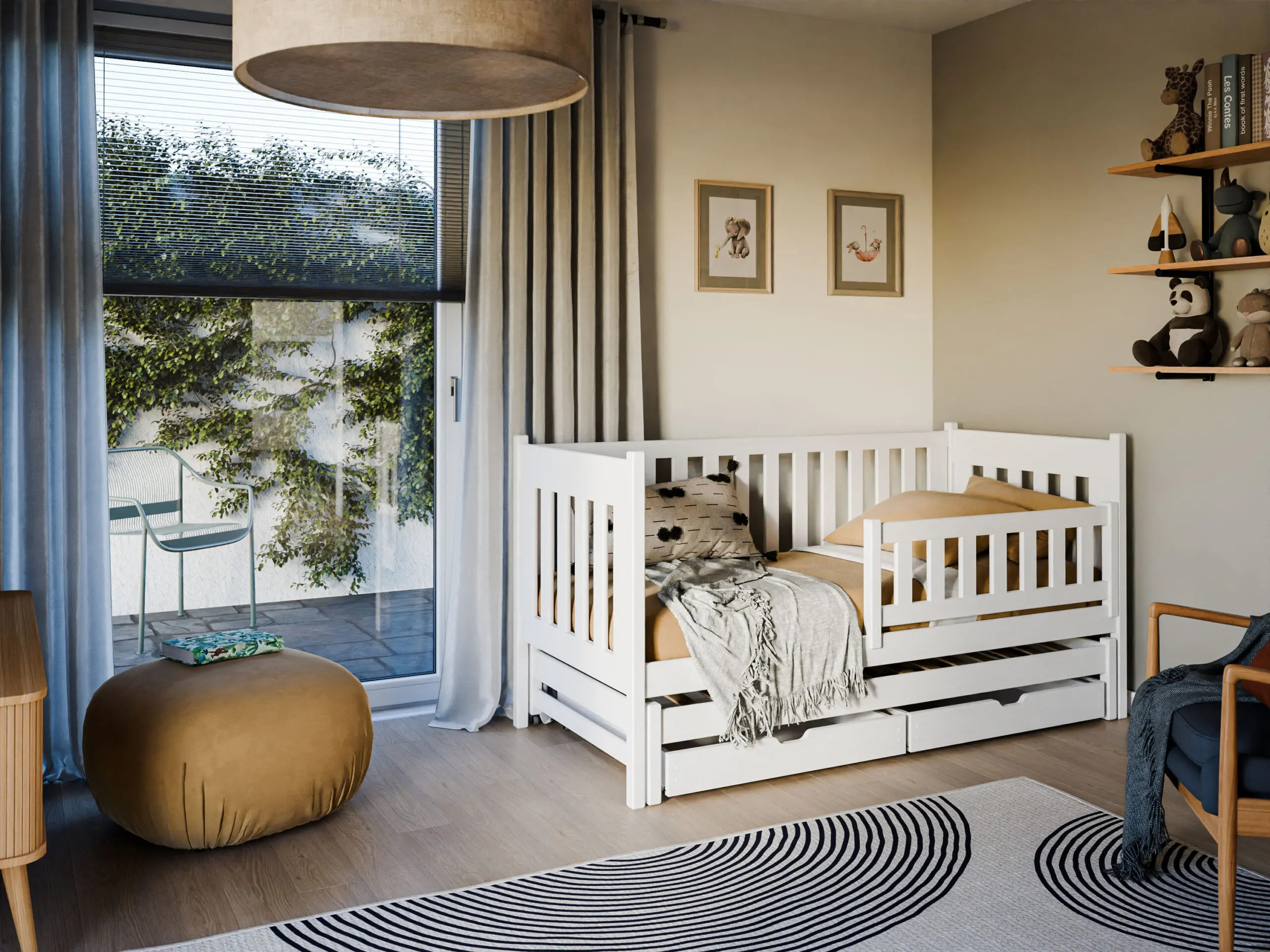Ausziehbett, Kinderbett, Doppelbett KAYA - Kubuk Moebel