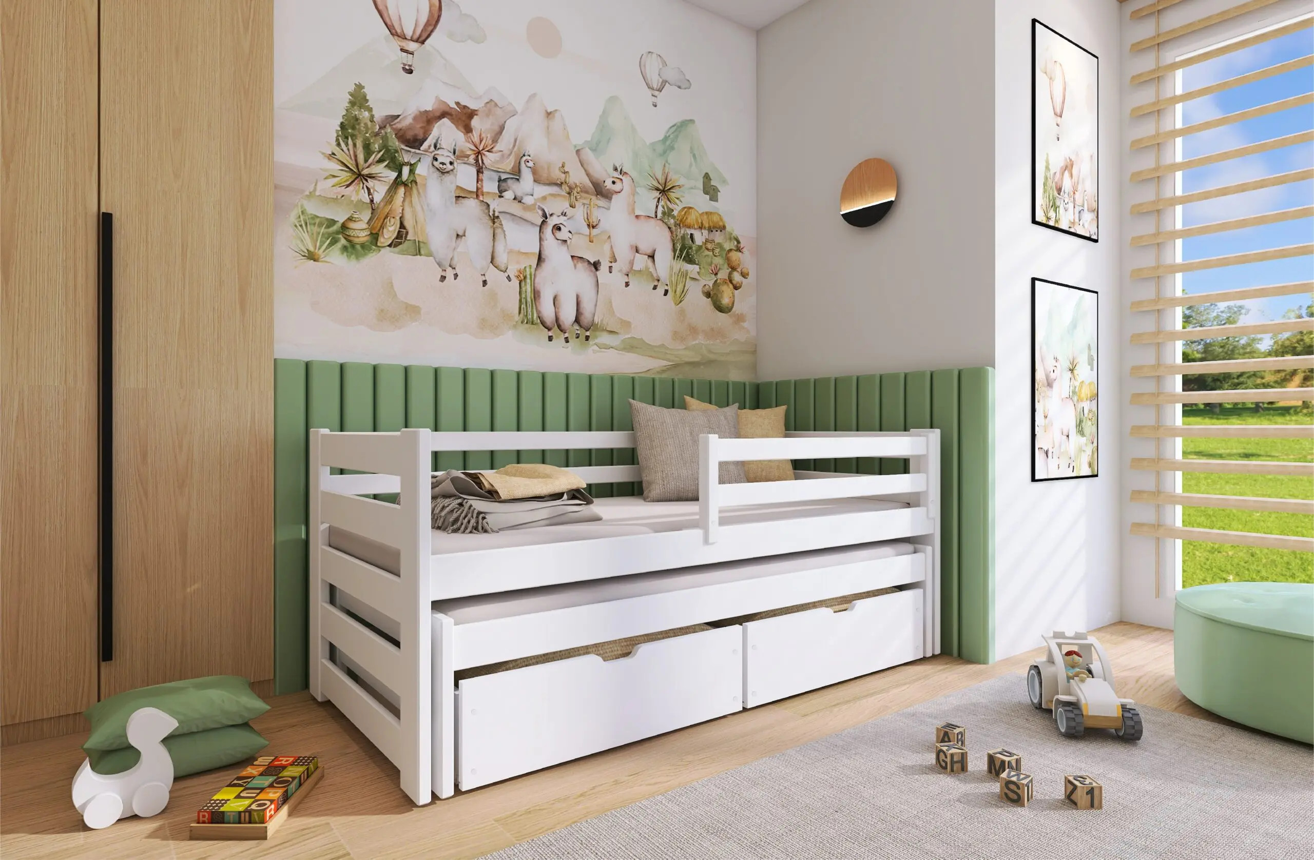 Ausziehbett, Kinderbett, Doppelbett KUBUS - Kubuk Moebel