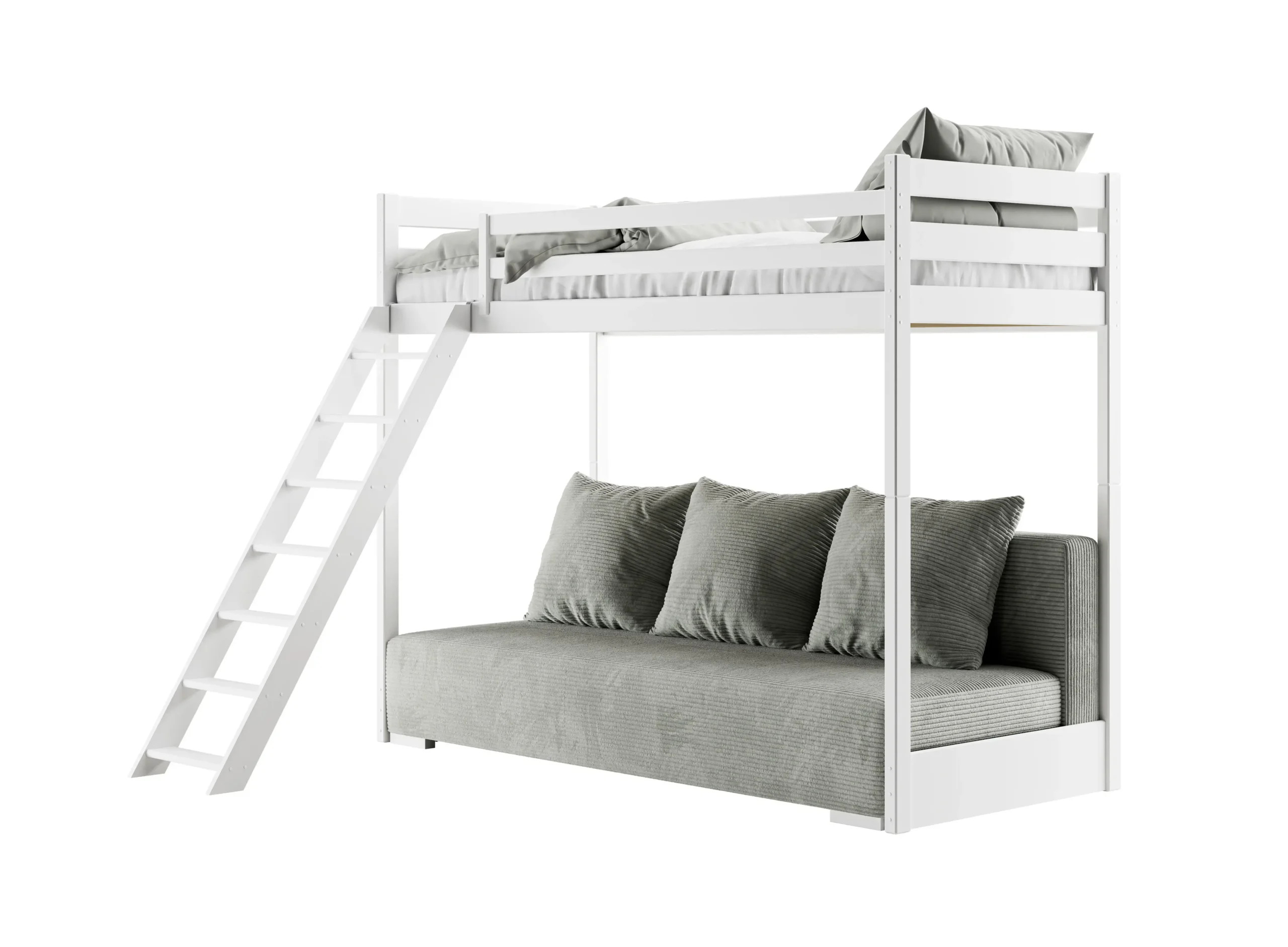Hochbett, Kinderbett mit Schlafsofa SOFINO - Kubuk Moebel