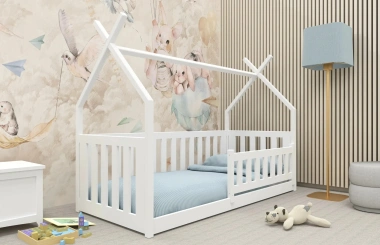 Hausbett, Kinderbett, Einzelbett BODO