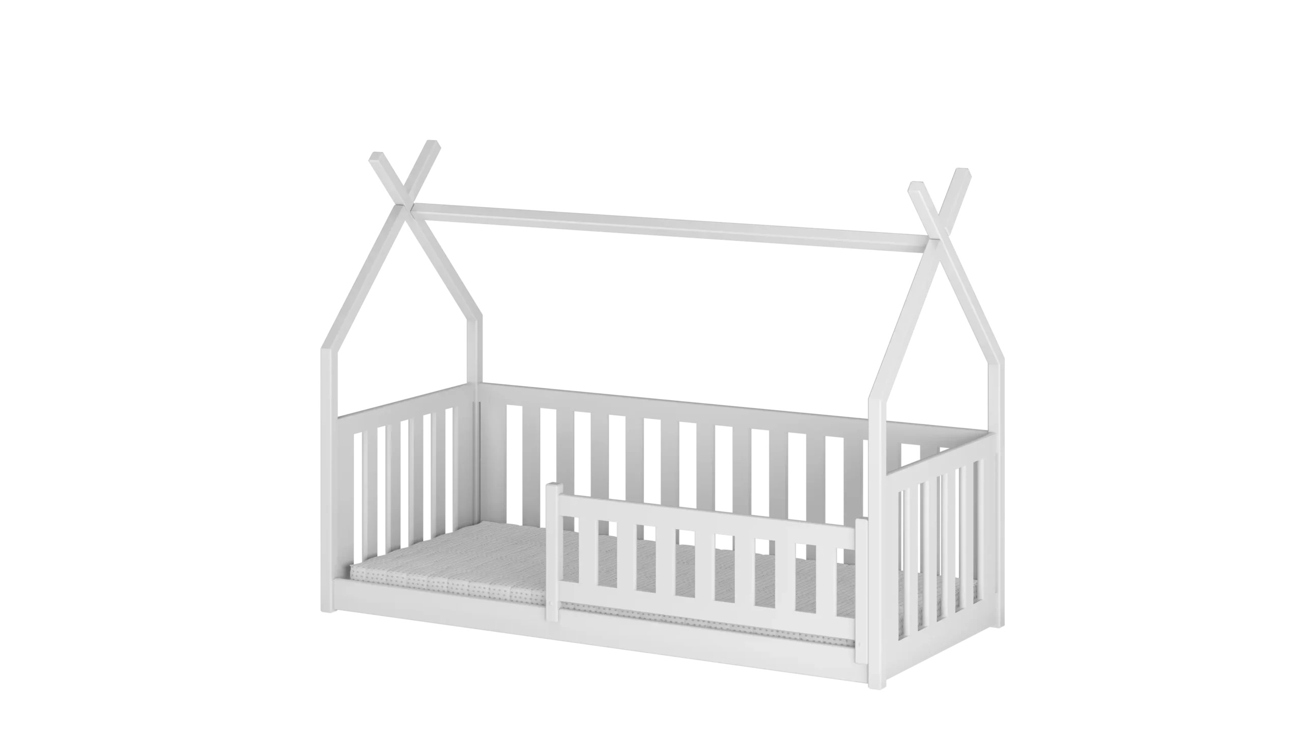 Hausbett, Kinderbett, Einzelbett BODO - Kubuk Moebel