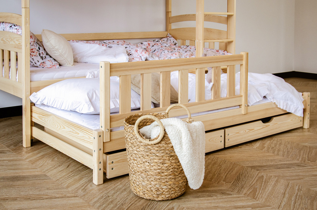 Etagenbett, Kinderbett BLANKA mit Schubladen - Kubuk Moebel