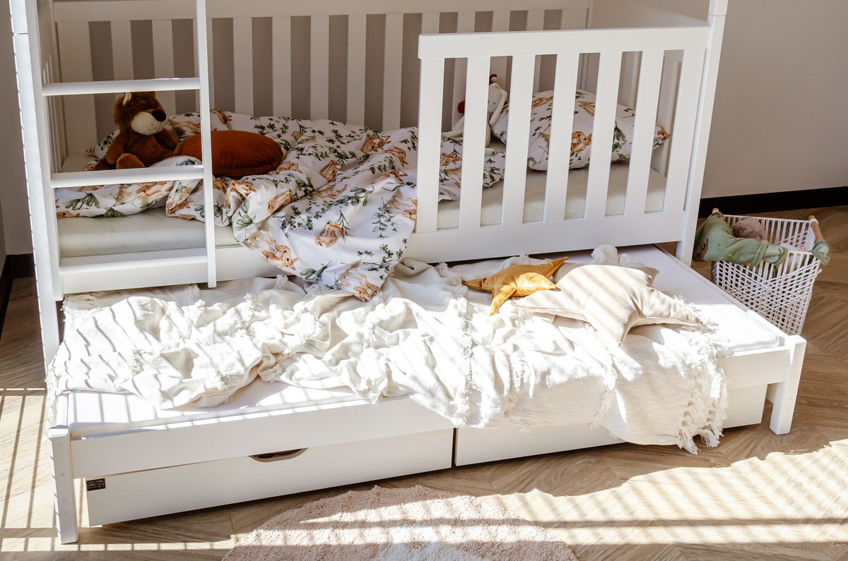 Etagenbett, Kinderbett EMILKA mit Schubladen - Kubuk Moebel