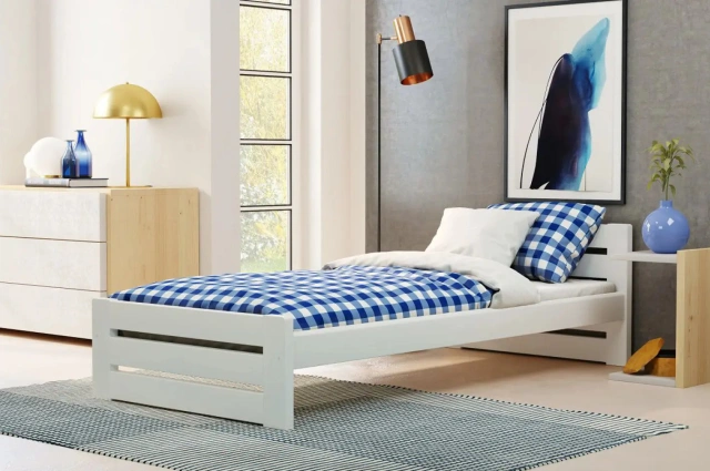 Einzelbett, Ausziehbett, Kinderbett aus massivem Fichtenholz DREAM - Kubuk Moebel