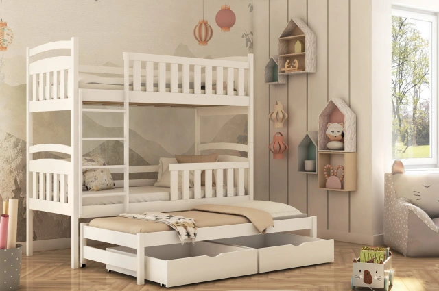 Etagenbett, Kinderbett VIKI - Kubuk Moebel