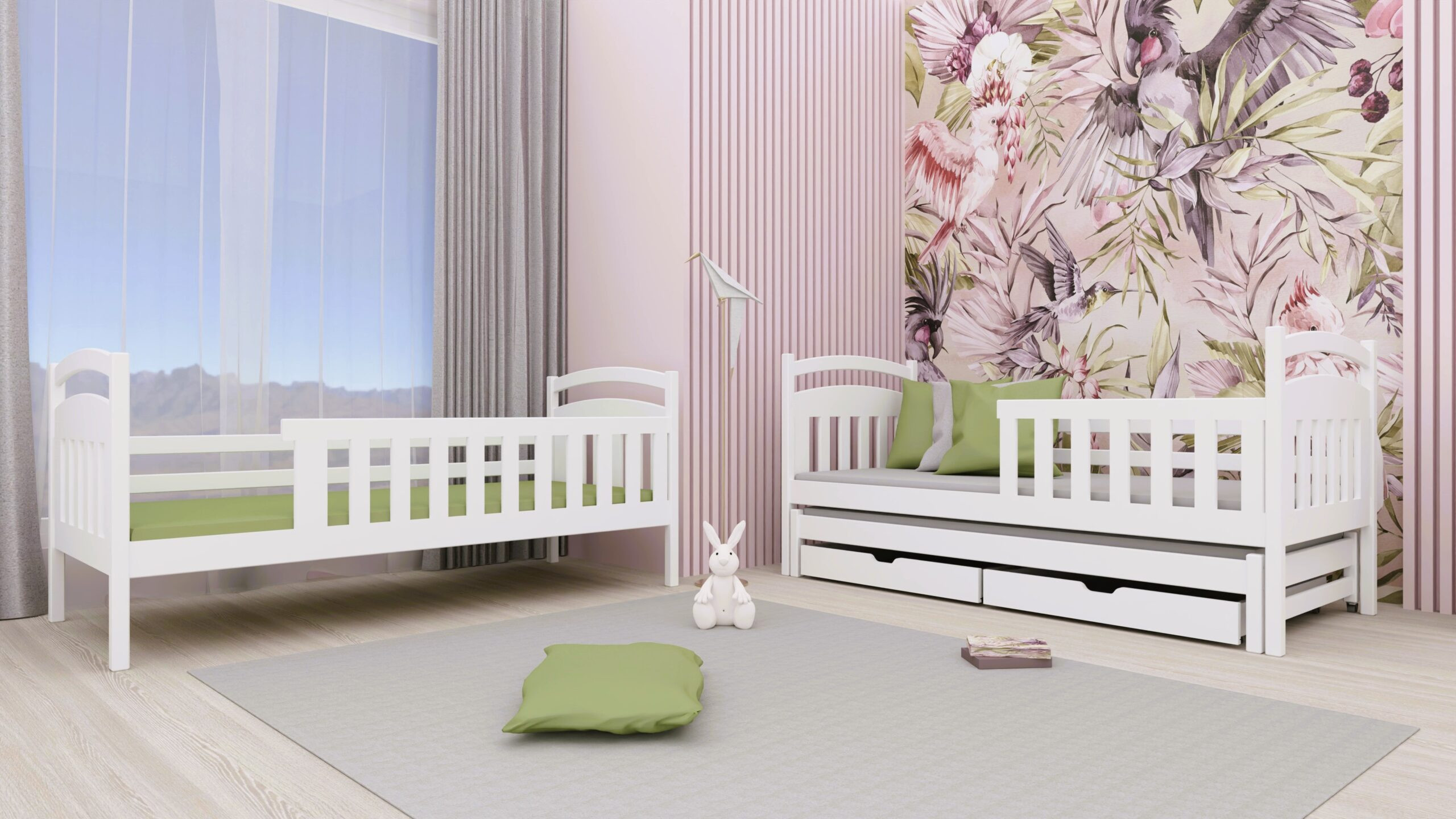 Etagenbett, Kinderbett VIKI - Kubuk Moebel