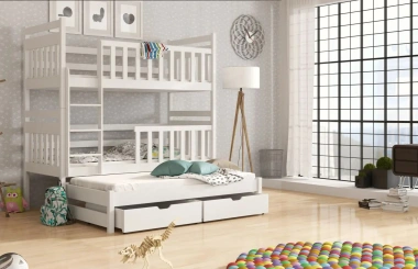 Etagenbett, Kinderbett KLARA TRIO
