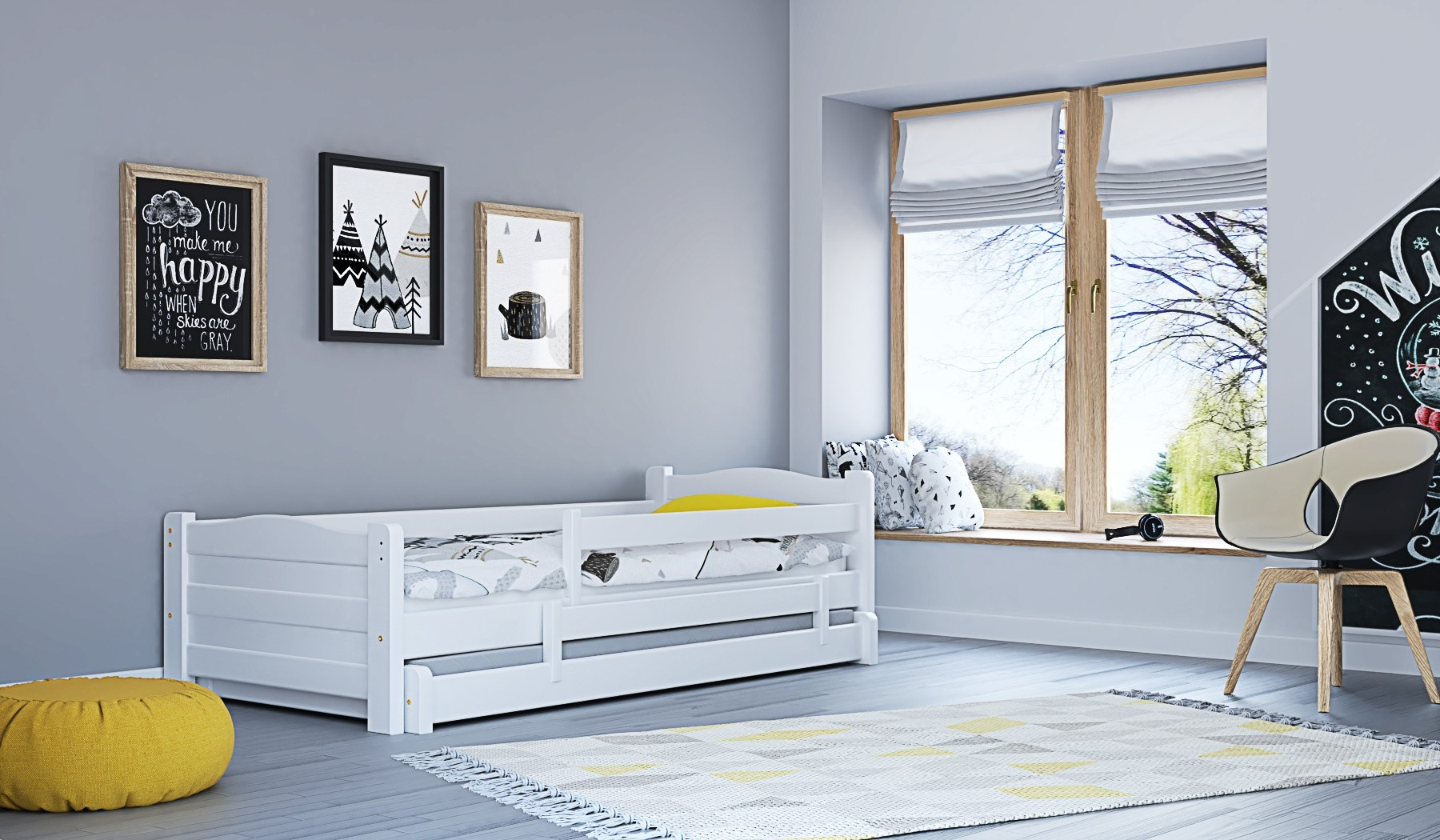 Ausziehbett, Kinderbett, Doppelbett DUO - Kubuk Moebel
