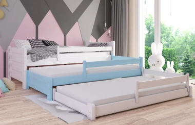 Ausziehbett, Kinderbett, Doppelbett TRIOS