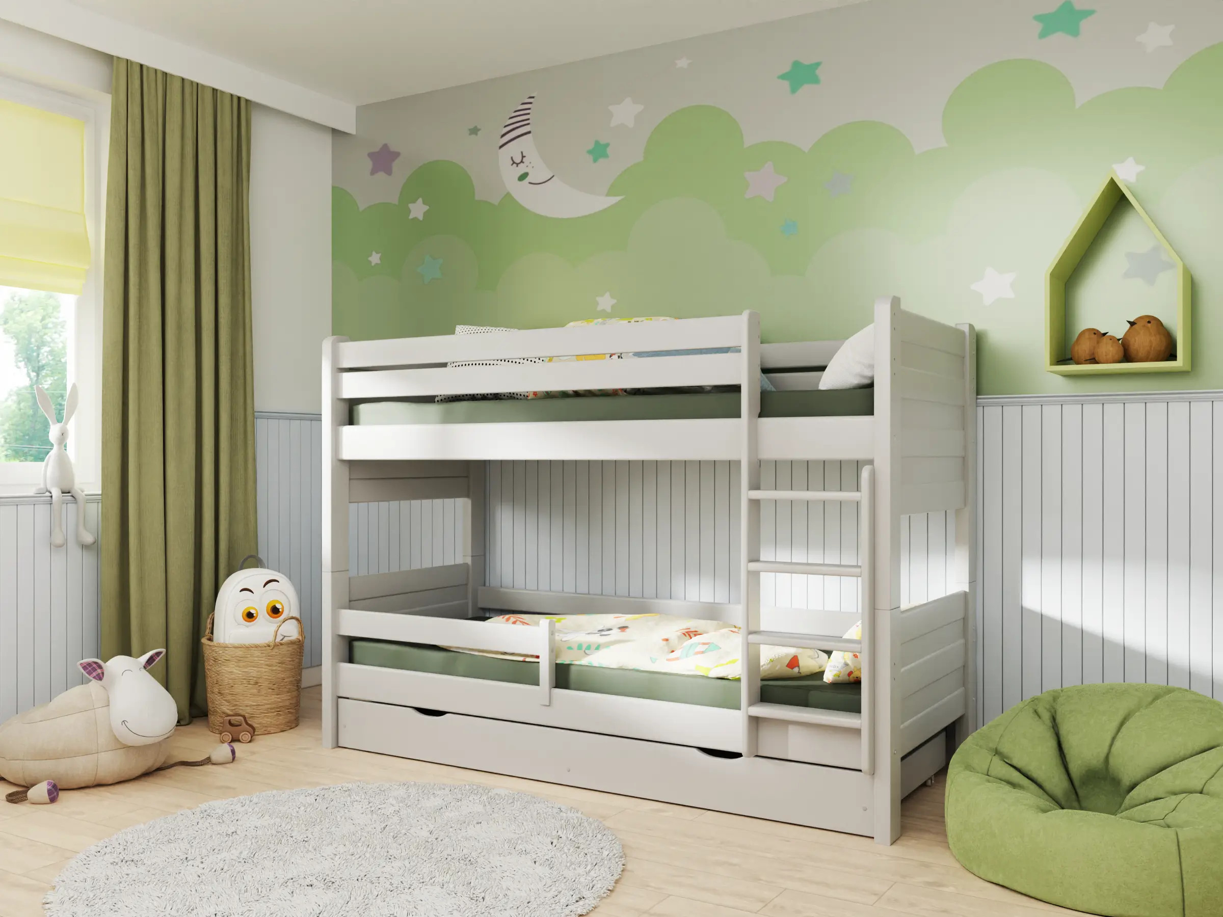 Etagenbett, Kinderbett Pietrus Maxi - Kubuk Moebel