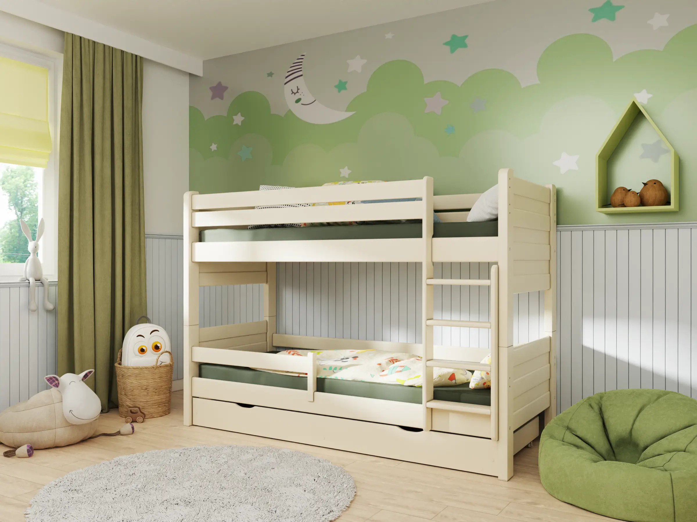 Etagenbett, Kinderbett Pietrus Maxi - Kubuk Moebel