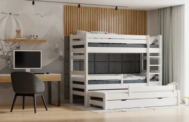 Etagenbett, Kinderbett Pietrus Midi Plus