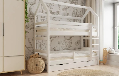 Hausbett, Kinderbett Pietrus Midi Hause