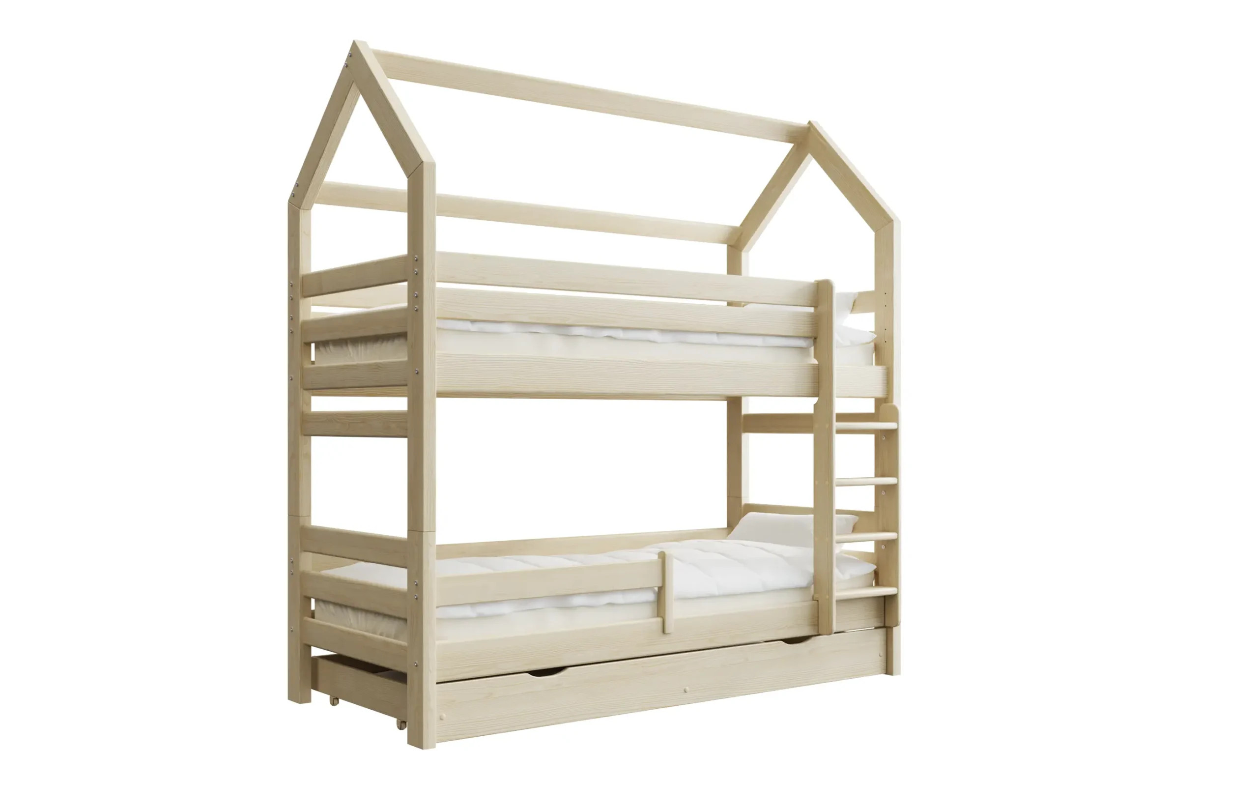 Hausbett, Kinderbett Pietrus Midi Hause - Kubuk Moebel