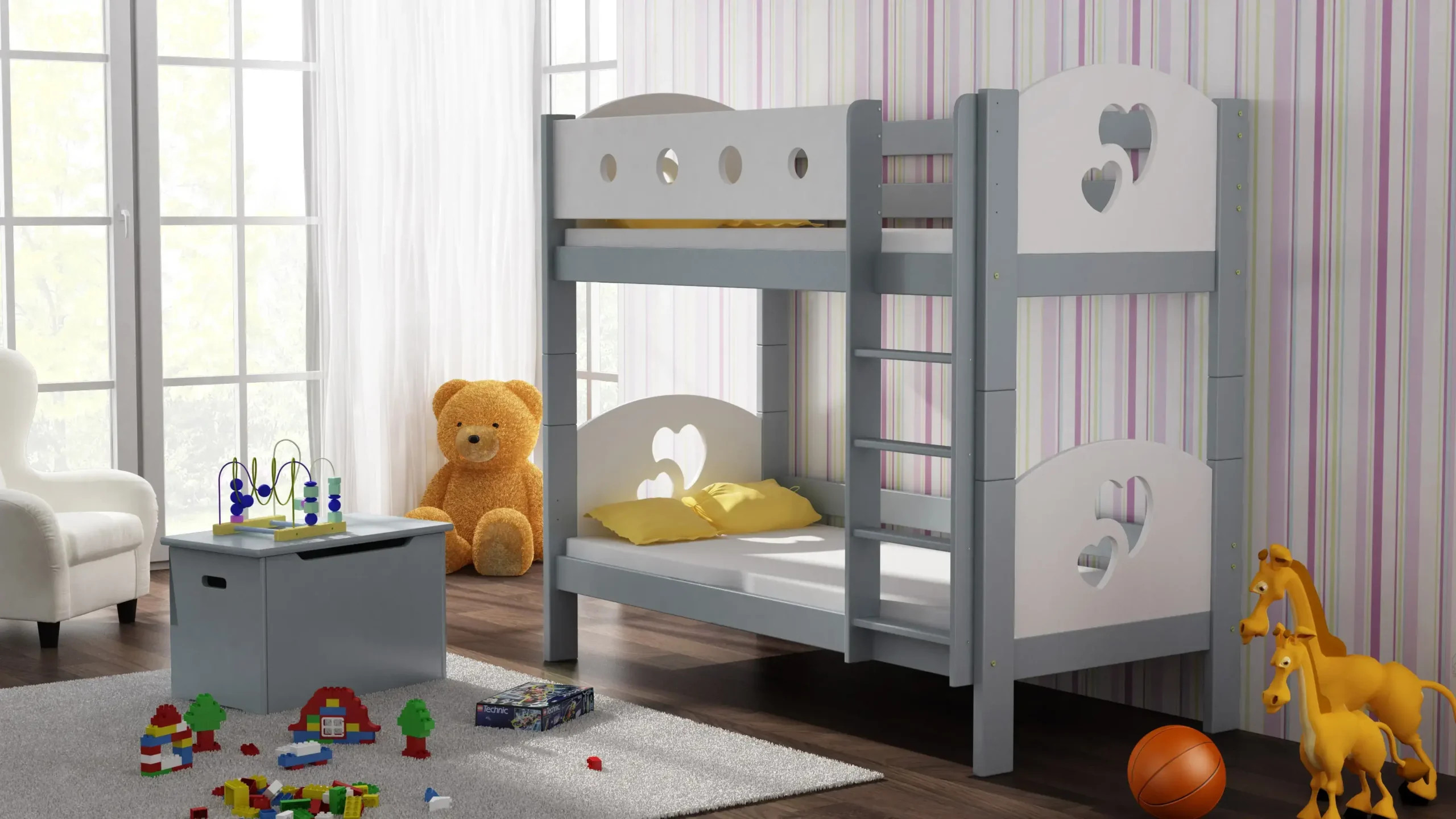 Etagenbett, Kinderbett FINEZJA - Kubuk Moebel