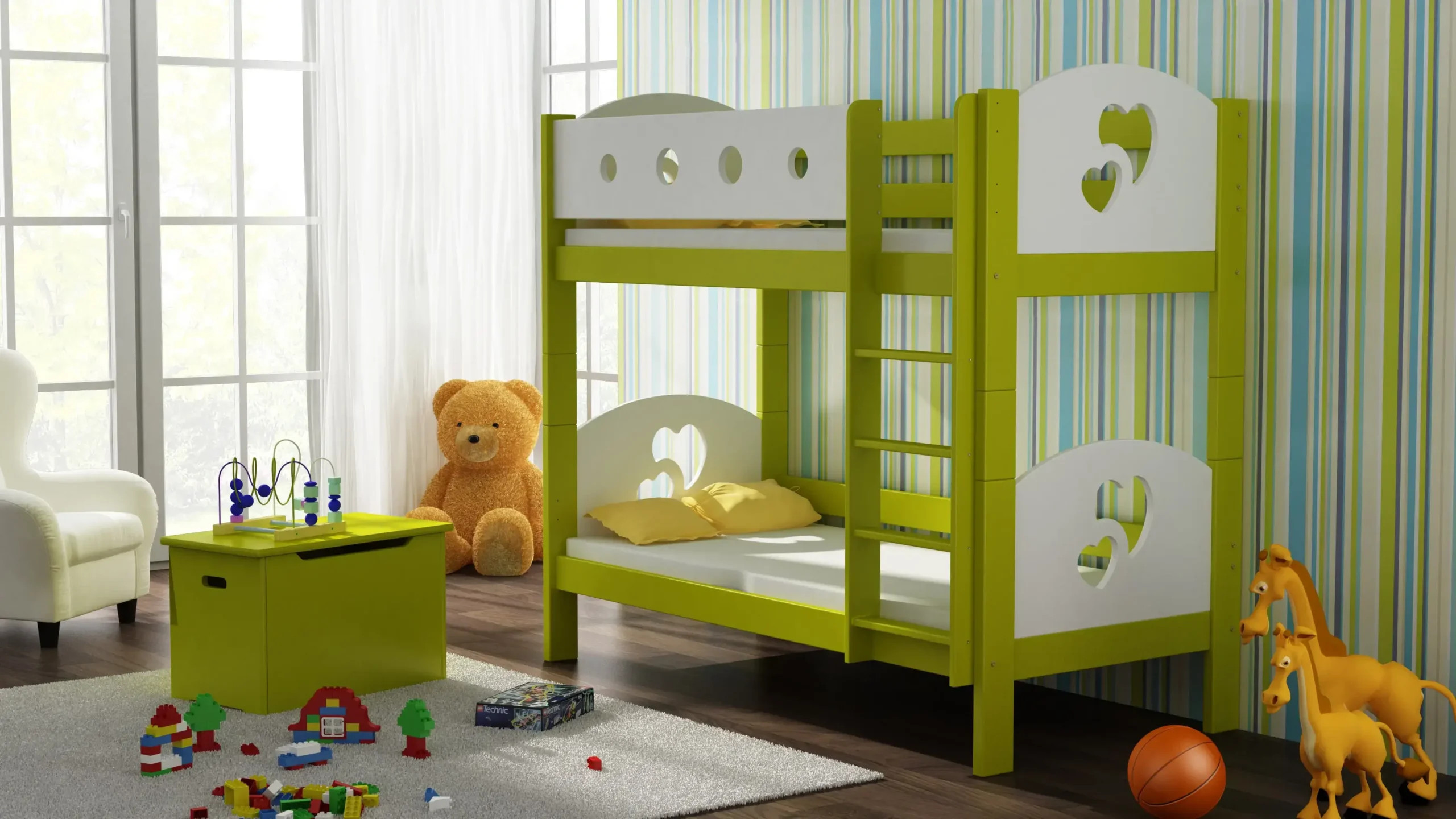 Etagenbett, Kinderbett FINEZJA - Kubuk Moebel