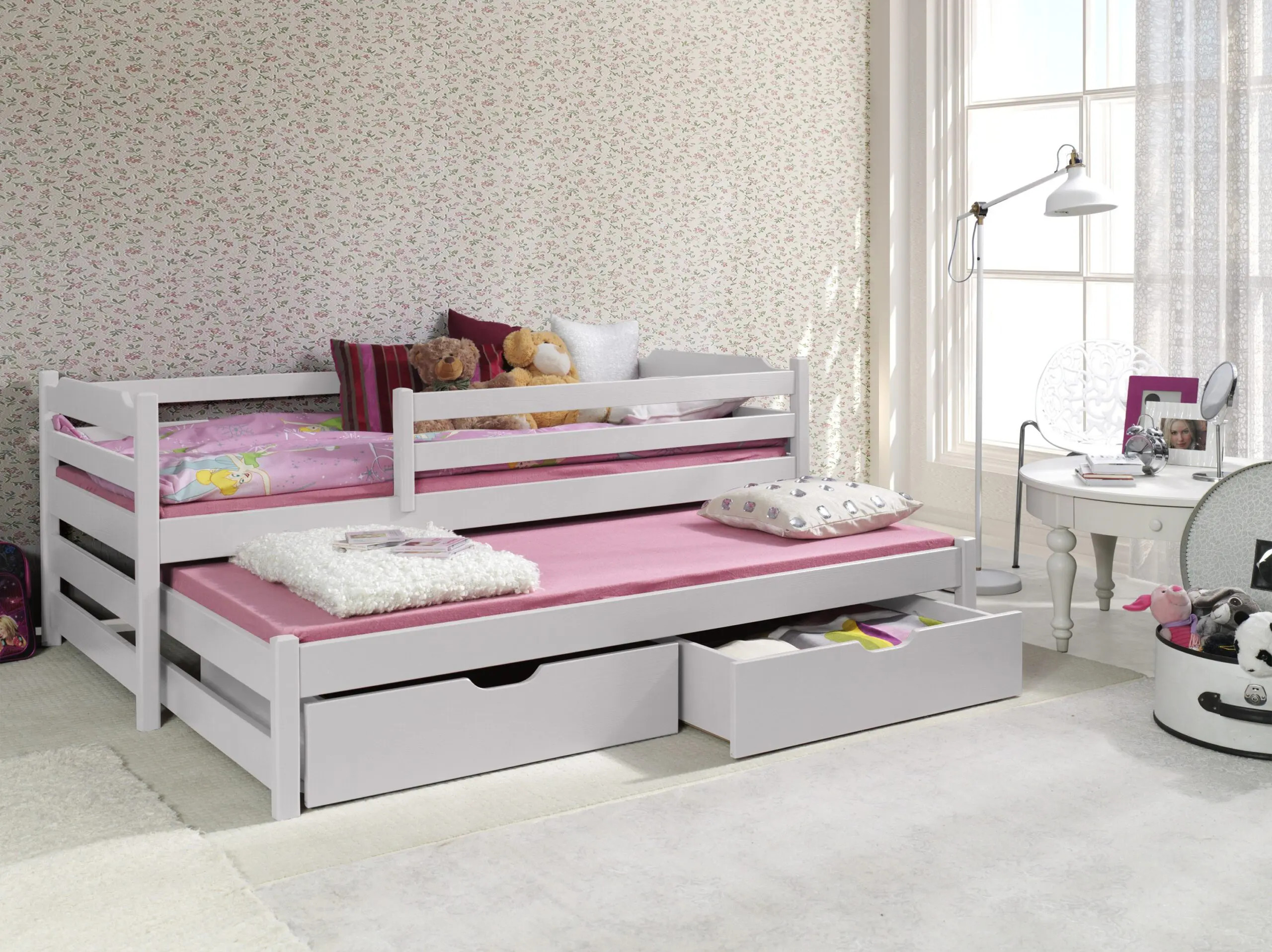 Ausziehbett, Kinderbett, Doppelbett MARTIN II - Kubuk Moebel