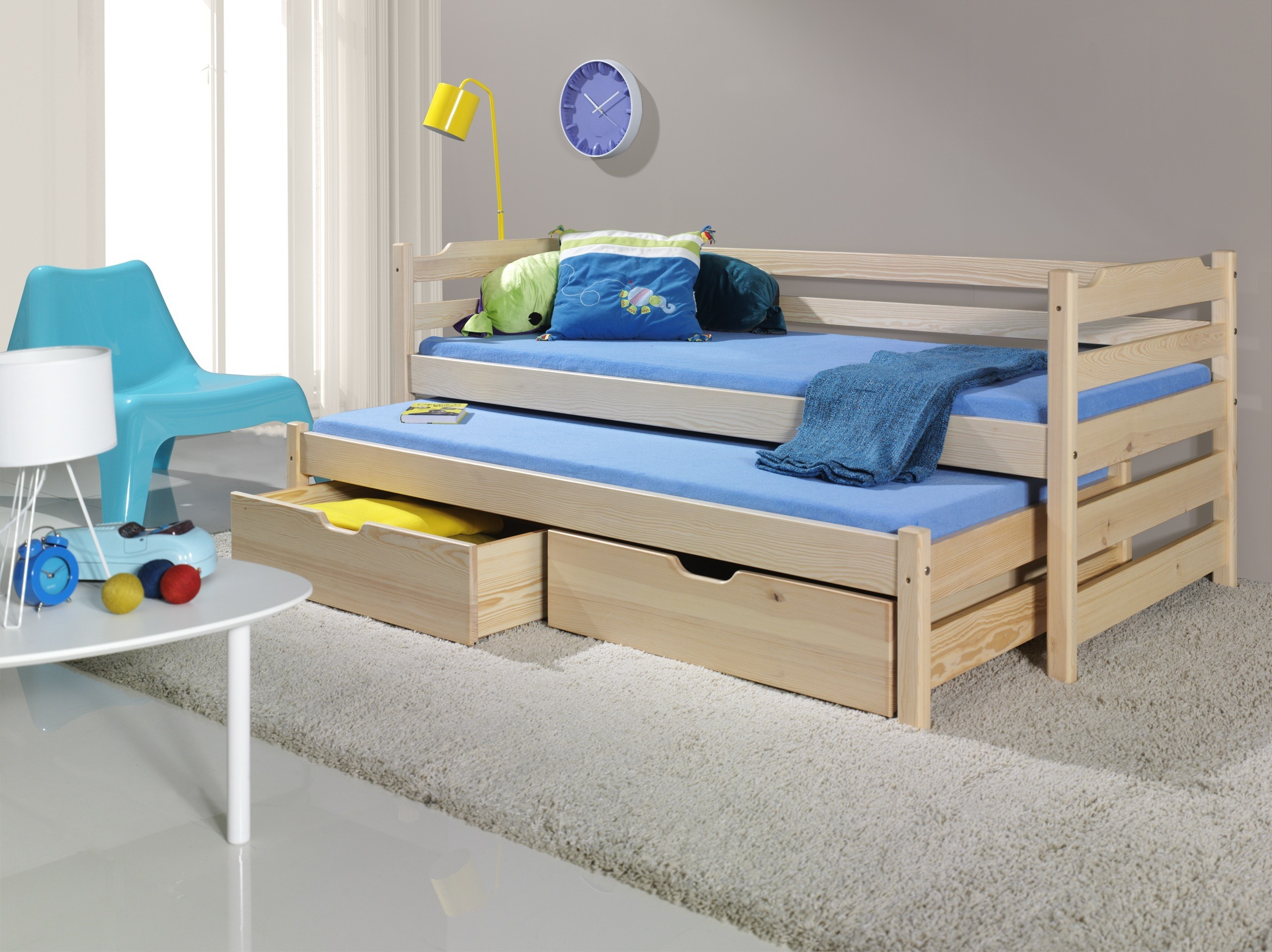 Ausziehbett, Kinderbett, Doppelbett MARTIN II - Kubuk Moebel