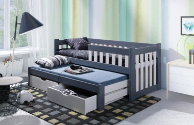 Ausziehbett, Kinderbett, Doppelbett PHIL